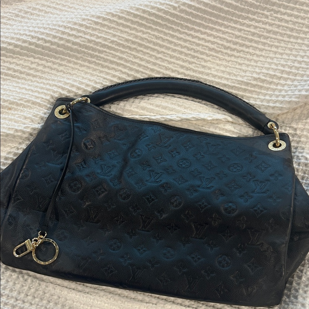 Dark Monogram Shoulder Bag